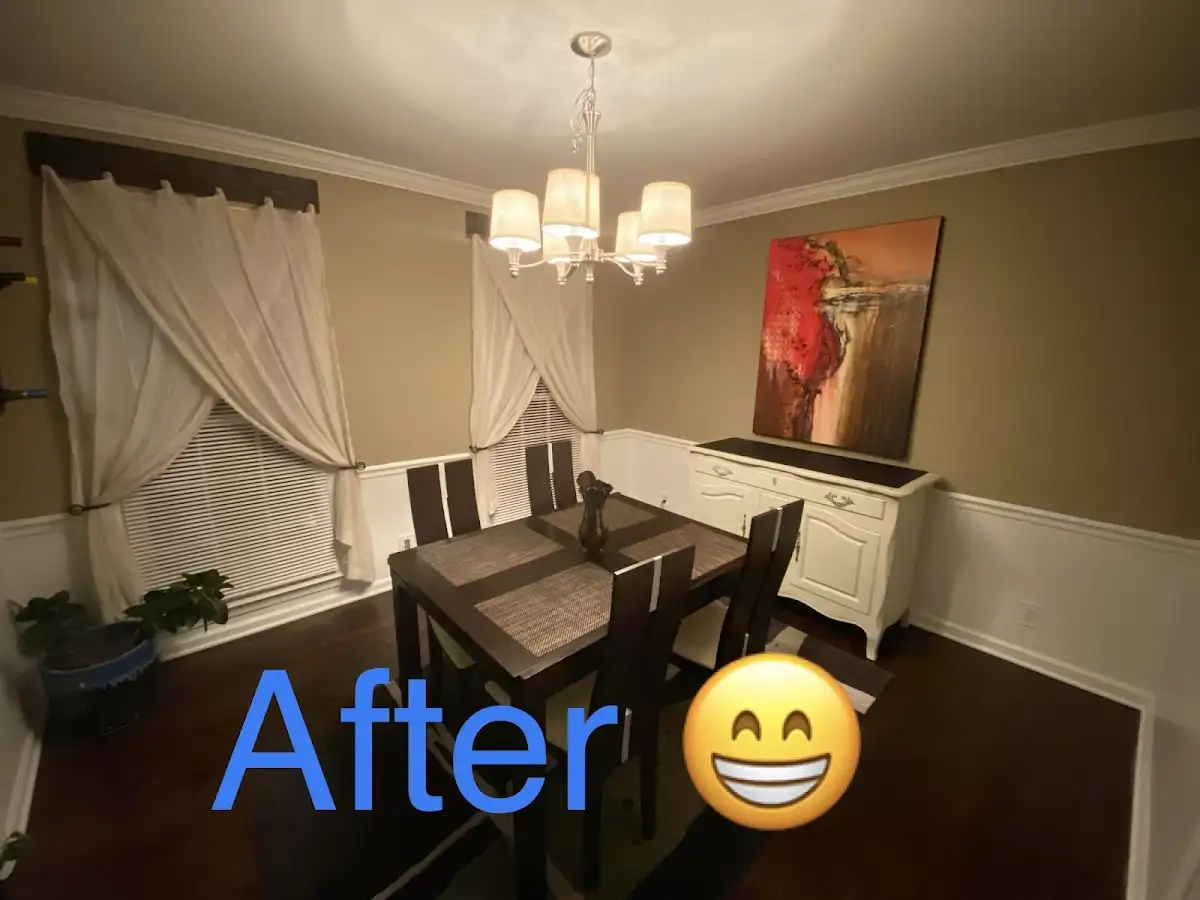 Professional dining room restoration after water damage in Paradise